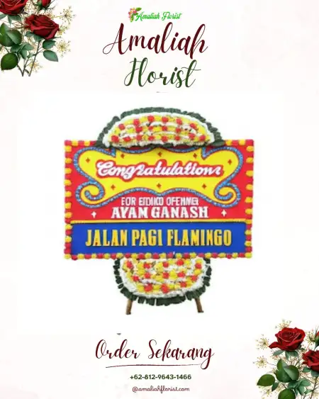 Sewa Papan Bunga Piramid